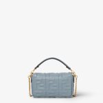 FENDI Baguette® Mini Mercury blue leather bag - Image 3